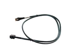 DiliVing Cable SlimSAS 4X a MiniSAS HD 4X, SFF-8654 de 38 pines a SFF-8643 de 36 pines, 80 cm, SAS de 24 Gbps, PCIe de 8GT/s, compatible con SAS3.0, compatible con servidor