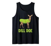 Dill Doe - Divertido Dicho sarcástico Novedad Ciervo Pickle Food Camiseta sin Mangas