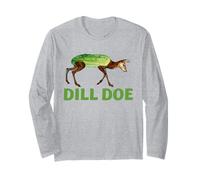 Dill Doe Pickle Funny Reno Humor Adulto Mujeres Manga Larga