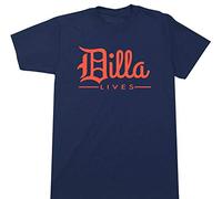 Dilla Lives T Shirt DJ Hip Hop SP 1200 Vinyl Junkie J Dilla Jay DEE(X-Large)