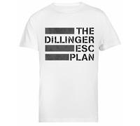 Dillinger Escape Plan Camiseta Blanca Hombre Regular Manga Corta