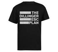 Dillinger Escape Plan Camiseta Negra Hombre Regular Manga Corta