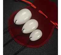 Dillred Jade Eggs Natural White Jade Yoni Eggs Yoni Massage Stone Women Esercizio di Kegel Muscolo pelvicoBall-white