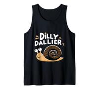 Dilly Dallier Procrastinación Tiempo de Desperdicio ||- Camiseta sin Mangas
