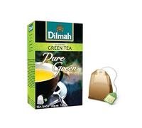 Dilmah® | Té verde puro 100% natural | Filtros de té verde Ceilán Envoltorio individual - 20 Bolsitas de té (30 Gr)