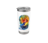 Dilofosaurio del 30 aniversario de Jurassic Park Vaso térmico de acero inoxidable de doble pared