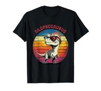 Dilophosaurus Dinosaurio Chibi Kawaii Dino Niños Camiseta