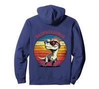 Dilophosaurus Dinosaurio Chibi Kawaii Dino Niños Sudadera con Capucha