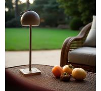 DILUMEN Lámpara de mesa inalámbrica, Lámpara de mesa LED Recargable,Blanco Neutro 4000K Regulable,Cabezal de Lámpara portátil Desmontable con USB-C Carga para Interiores y Exteriore,Diseño exclusivo