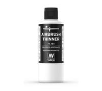 Vallejo Airbrush Thinner 200 Ml. Diluyente de Aerógrafo para Pinturas Acrílicas. Diluye el Color sin Perder Cualidades