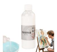Diluyente de pintura acrílica, 100 ml, mejorador de fluidos para pintura, mejorador de fluidos, aditivo profesional para pincel suave y control de precisión, suministro de arte para modelos