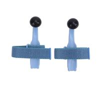 Dilwe 1 par de Entrenador de Dedos de Piano, Ayuda de Posicionamiento de Postura de Postura de Piano de Goma para Practicar (BLUE)