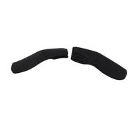 Dilwe 1 par de fundas de agarre para cochecito, fácil instalación, funda de mango de neopreno negro