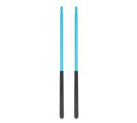 Dilwe 1 Pares 5A de Tambores de Aleación de Aluminio, Baquetas que No Aumentan la Potencia para Estudiantes para Estudiantes y Accesorios de Percusión de Instrumentos Musicales (BLUE)