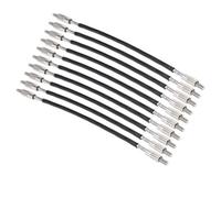 Dilwe 10 Piezas de Cuerda de Cola para Viola, Alambre de Acero Inoxidable con Protección de Silicona, Cuerda de Cola Antideslizante con Tornillo para Accesorios de Viola, Mejora de la