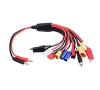 Dilwe 11 en 1 Cable del Cargador de Bateria RC, Bateria RC Lipo Enchufe Multi Cargador Adaptador Convertidor de Cable de Carga