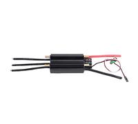 Dilwe 120A RC Boat ESC, Controlador de Velocidad Electrónico sin Escobillas a Prueba de Agua con Interruptor BEC Incorporado y Drenaje de Doble Canal, para Fanáticos de Barcos RC