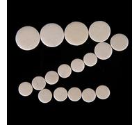 Dilwe 17 Almohadillas de Repuesto para Clarinete, Exquisitas Almohadillas para Instrumentos de Viento con Buena Cubierta de Piel de Cordero para Clarinete