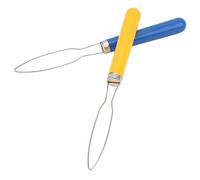 Dilwe 2 Ganchos de Botón para Personas Mayores, Acero Inoxidable y Plástico, Herramienta de Asistencia de Botón de Agarre Antideslizante para Coser Fácilmente en Casa o Al Aire Libre