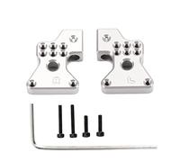 Dilwe 2 Uds Torre de Choque Trasera de Aleación de Aluminio de Metal, Accesorios RC para Piezas de Actualización de Coche SCX24 1/24 RC, 17 X 13 X 5mm (Silver)