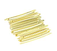Dilwe 24 alambres de latón para trastes, 2,7 mm, para guitarra eléctrica, duradero, diapasón para guitarra eléctrica y bajo