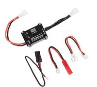 Dilwe 25A Controlador de Velocidad Electrónica sin Escobillas con Material de Aleación para SCX24 1/18 1/24 1/28 RC RC, ESC Mejorado Adecuado para FMS V2 K5 K10 LC80 Modelo