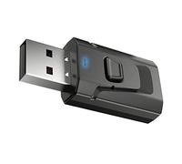 Dilwe 4 en 1 Receptor USB, Adaptador Aux Clear Casa de Sonido de Sonido y Reproducir Adaptador de Audio de Transmisión Estable, Material de Plástico, Compatibilidad Versátil,