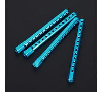 Dilwe 4 unidades aluminio RC car Shell columna, piezas de repuesto duraderas ligeras con fácil instalación, adecuado para HSP 1 10 122037 Control remoto coche (BLUE)