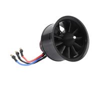 Dilwe 50 Mm 11 Cuchillas EDF con Ventilador de Conducto Eléctrico Jet Bolin Ventilador de Energía de Alto Rendimiento 5S 3750KV 1050G Empuje para Aviones Modelo RC