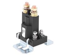 Dilwe 500A 12V Relé de Arranque de Automóvil Relé Aislador de Batería Automotriz Metal ABS Normalmente Abierto 200A Corriente Continua Ajuste Compacto para Automóviles Vehículos Grandes Control de