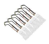 Dilwe 8 Rieles Deslizantes para Troneras de Mesas de Billar, Correas de Repuesto con Bolsas de Red y Tornillos para Mesas de Billar Chino y de Bola 8, Longitud Ajustables.