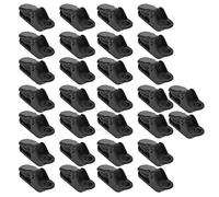 Dilwe Abrazadera para Toldo de Tienda de Campaña de 30 Piezas, Herramienta de Apriete de Pinza de Anclaje con Clip de Dosel en Forma de Dientes, con Fuerza de Sujeción Mejorada, para