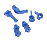 Dilwe Accesorios de Coche RC Actualización de Plástico, Eje Trasero RC, Taza de Dirección, Soporte de Cubo C, Juego para Coche Mando a Distancia Rustler Stampede Slash 1/10 (Azul Oscuro)