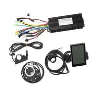 Dilwe Accesorios para Scooters Eléctricos, Kit de Conversión de Controlador de Motor de Onda Sinusoidal de 30 A con Pantalla LCD M5 para Motores de 36 V 48 V, Actualización para Scooters Eléctricos
