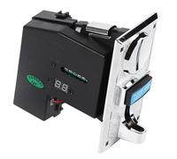 Dilwe Aceptador de Monedas Validador de Monedas Múltiples con Alta Precisión Acepta 6 Tipos de para Juegos y Máquinas Expendedoras con Línea de Conexión Anti Phishing Anti Shock