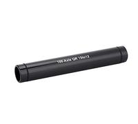 Bicicleta a través del Eje, Adaptador de conversión de 15 mm a 12 mm aleación de Aluminio (Negro)
