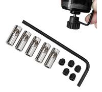 Dilwe Adaptador de eje de motor RC, adaptador de eje de acero inoxidable de 3,17 mm a 5 mm, cambio de eje de motor, piñón, accesorios de coche RC para convertir