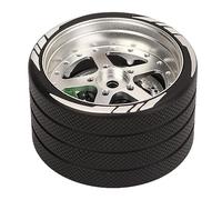 Dilwe Adaptador para volante de coche RC con una sola mano para controlador de coche RC NB4 (oro plateado)