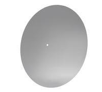 Dilwe Alfombrilla para Plato Giratorio que Reduce el Ruido Calidad de Sonido Mejorada para Discos de 12 pulgadas: Durabilidad, Graves Ajustados, Ideal para Oyentes Ocasionales (Transparente)