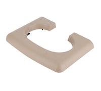 Dilwe Almohadilla para Portavasos de Consola Central, Cubierta para Portavasos de Vinilo y ABS Beige, 10,4 X 7,5 X 1,1 Pulgadas, Ajuste a Presión, Superficie Texturizada para Conductores 2004 2014