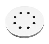 Dilwe Almohadillas de Lijado de Espuma Premium de 4,9 Pulgadas, Almohadilla de Respaldo de Gancho y Bucle de Esponja Suave con 5 Orificios para Lijadora Orbital, Amortiguador de Reducción de Ruido