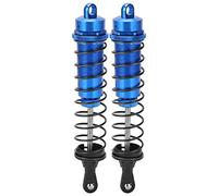 Dilwe Amortiguador Ajustable de 2 Uds, 1/8 RC 140mm Lleno de Aceite, Compatible con Slash 2WD RC Car (Blue