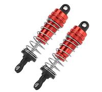 Dilwe - Amortiguador de patas de fuerza de metal, accesorio de coche RC para modelo 144001 1316 1 14, con instalación fácil y rendimiento estable (rojo)