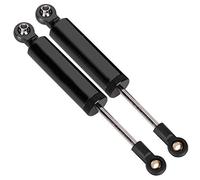 Dilwe Amortiguador para puntalones para coche RC, muelle interno de aleación de aluminio, longitud 100 mm, apto para coches guiñados SCX10 (BLACK)