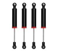 Dilwe Amortiguador RC, 4 Unids 100mm de Alta Resistencia Conjunto de Amortiguador de Aleación para 1/10 RC Coche Rendimiento de Actualización para Aventuras de Carreras (Black)