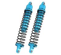 Dilwe Amortiguador RC, Juego de Amortiguadores de Aleación de Acero y Aluminio con Resortes, para Coches RC de Gasolina Xmaxx 1 5 Electric Baja (BLUE)