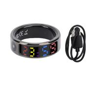 Dilwe Anillo de Rastreador de Fitness Inteligente, con Pantalla de Color, Múltiples Modos Deportivos (11 ID: 20.7 mm / 0.81 Pulgadas, Circunferencia:)