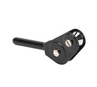 Dilwe Anillos Guía de Polea Doble, Guía de Caña de Pescar de Aleación con Rodillo Desmontable e Instalación sin Esfuerzo para Peces Grandes de Línea Pesada (4,0 mm)