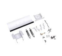 Dilwe Arado Delantero sobre Orugas RC a Escala 1/18, Amortiguación Hidráulica de Aleación e Instalación con Perno Directo, No Requiere Modificación (Silver)