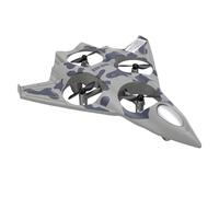 Dilwe Avión de Control Remoto de Espuma, EPP Fighter Jet RC Avión con Luces LED Una Tecla Despegue Aterrizaje Altitud Mantener Modo sin Cabeza 360 Grados Flip Stunt Roll para Adultos